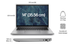 ZBOOK FIREFLY 14 G11 Ultra7 16GB 512GB RTX A500 4GB win11pro