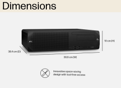 HP Z2 Tower G9 SFF Desktop PC (A2HW4ES) i9 32GB 1TGB RTX A2000 12GB Win11pro