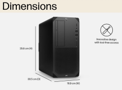 HP Z2 G9 Tower Desktop PC (8T1H8EA) i9 32GB 1TB NVIDIA RTX 4000 Ada 20 GB Win11pro