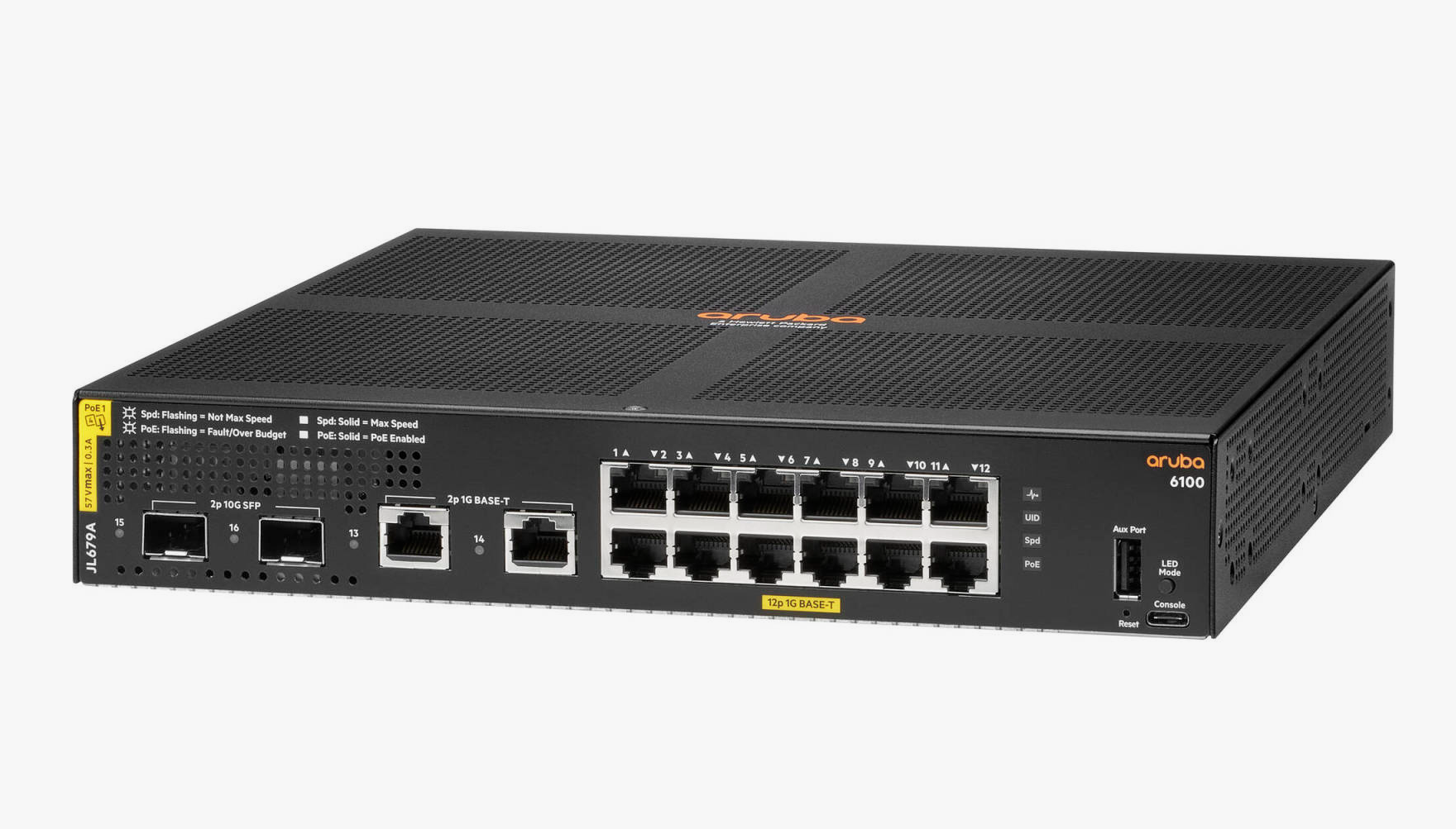 HPE Aruba Networking 2930F 8G PoE+ 2SFP+ Switch