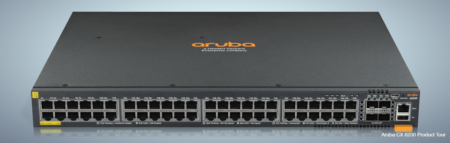 Aruba 6200F 24G CL4 4SFP+370W Swch