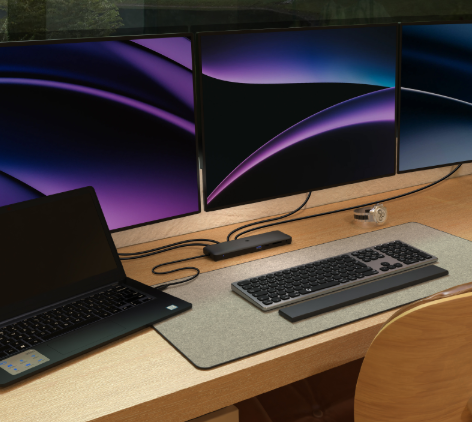 ICY BOX DK2116-C USB Type-C® Notebook DockingStation 3 Monitör