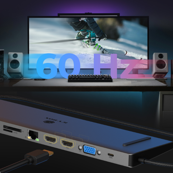 ICY BOX DK2106a-CPD USB Type-C® Notebook DockingStation