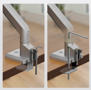 Masa montajlı, 32'' (81 cm) monitör için monitör standı IB-MS523-T