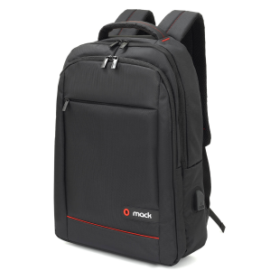 MACK MCC-006 15.6'' Office USB Girişli Notebook Sırt Çantası Siyah