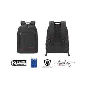 MACK MCC-006 15.6'' Office USB Girişli Notebook Sırt Çantası Siyah
