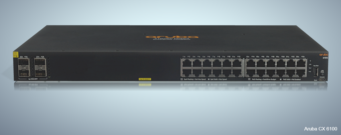 Aruba 6100 24G CL4 4SFP+ Swch