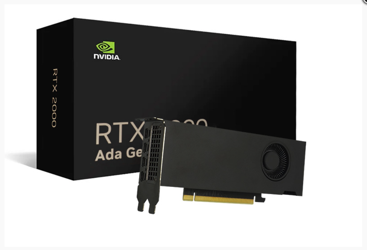 NVIDIA 8D6B8AA RTX 2000 Ada 16GB 4mDP GFX EKRAN KARTI FOR WS