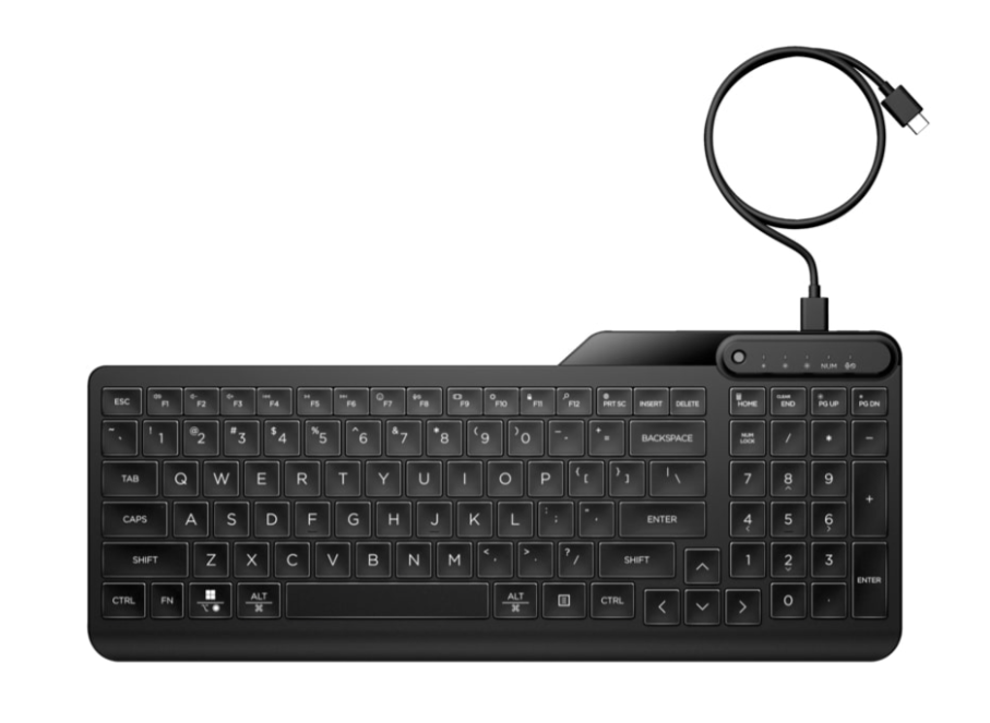 HP 7N7C1AA 405 BACKLIT WIRED KEYBOARD TURKISH