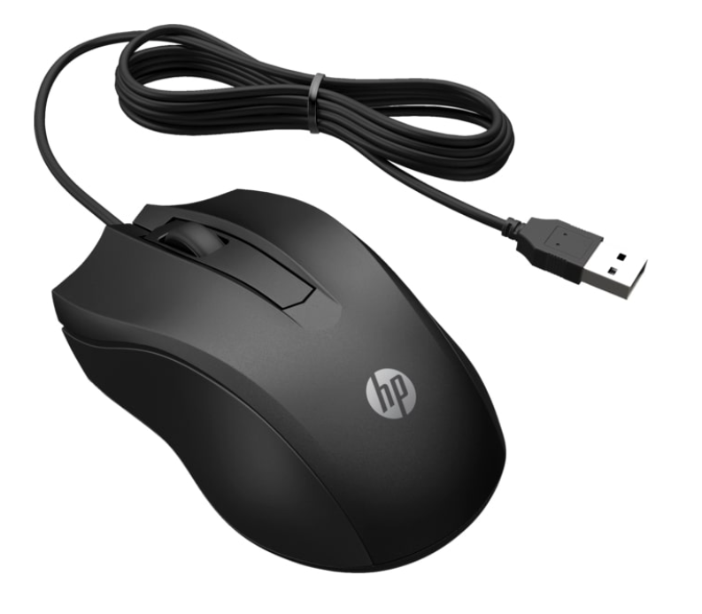 HP 822M9UT 105 BLACK WIRED MOUSE
