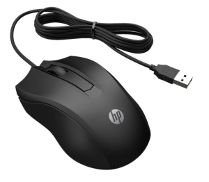 HP 822M9UT 105 BLACK WIRED MOUSE